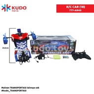 CHILDREN'S TOY R/ CAR ROBOT 777-AR45
