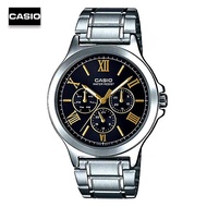 Velashop  นาฬิกาข้อมือผู้ชายคาสิโอ Casio Standard สายสแตนเลส รุ่น MTP-V300D-1A2UDF MTP-V300D-1A2 MTP-V300D