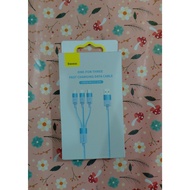 Baseus Ultra-Fast 3 in 1 Fast Charging Cable