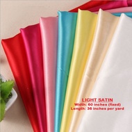 Light Satin Silk Fabric Cloth Tela Glossy Classic Satin Silk Satin Fabric Silk Fabric