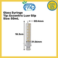 Picagari Kaca Glass Syringe Luer Slip 1 2 5 10 20 30 50 60 ml cc 玻璃注射器