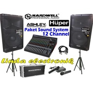 Termurah!!! paket sound system huper js 10 15 inch hardwell mark 12