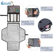 Newborn Baby Changing Pad Baby Changer Portable Foldable Waterproof Stroller Mattress Children Floor Mat 35*25 Cm