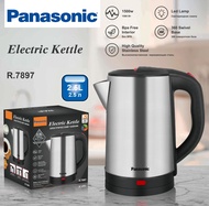 🔥READY STOCK🔥Panasonic Electric Jug Kettle (2.3L) Capacity 304 STAINLESS STEEL ELECTRIC KETTLE R.7897 STAINLESS STEEL