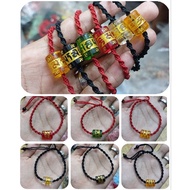 Tibet DZI STONE BRACELET MACRAME ROPE - TIBET SINGLE STONE BRACELET HANDMADE MACRAME ROPE