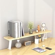 KUHEITAER Clamp On Desk Shelf, 23 Inch Desk Extension Shelf, Adjustable Desk Extender Side Table, Si