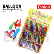 1 Pack Mini Balloon Pump + Finger Balloon + Worm Balloon /