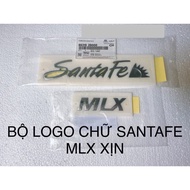 SET OF 2 GENUINE SANTAFE MLX LETTERS 86310-2B000 86313-2B010