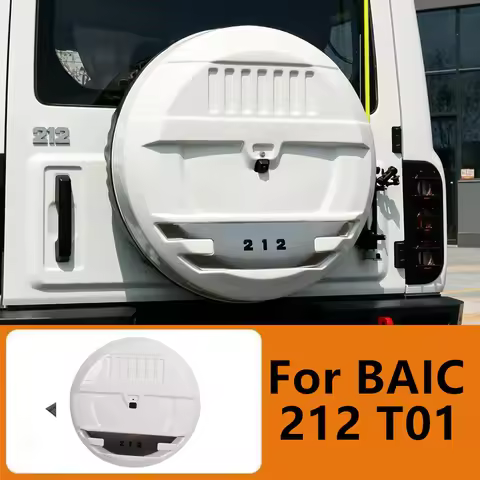 Fully Enclosed Spare Tire Cover Fit for BAIC 212 T01 Modified Original Car Color Spare Tire Shell Sp