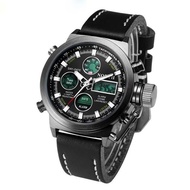 NORTH Jam Tangan Pria Digital Analog Leather Strap - N6022