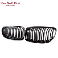 Front grill for BMW 3 series E90 ABS material glossy black double slat line grill for BMW 2008-2011 