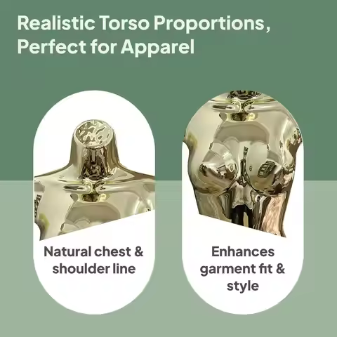 Female Mannequin Torso Fashion Body Manikin for Shop Dressmaker Form Store