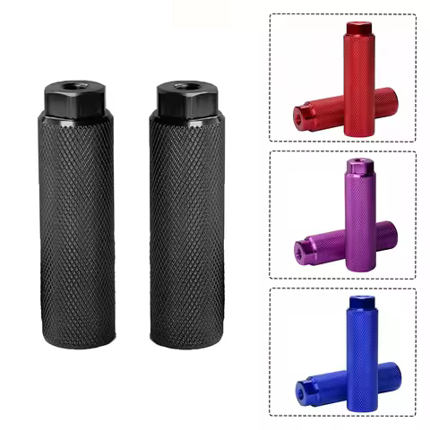 Bicycle Pegs Anti Skid Lead Foot For BMX Bike Fit 3/8'' Axle Footrest-Lever Bike Pegs Aluminum Alloy