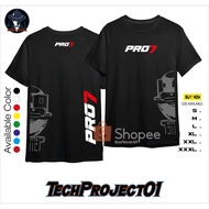 Pro7 Biled Projector Car Light T-shirt Best Quality Land Squid T Shirt Lelaki Baju T Shirt Lelaki