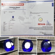 batu blue safir asli sertifikat