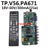 PA671 TP.V56.PA671 LED LCD TV 3in1 Driver Board Universal LCD Controller Board TV Motherboard VGA/HD