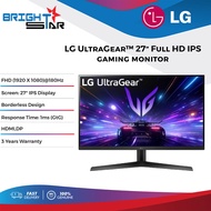LG 27GS60F 27” UltraGear Full HD IPS gaming monitor - 180Hz IPS 1ms (GtG) HDR10