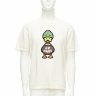 LOUIS VUITTON Nigo LV Made Duck cream intarsia jacquard knit top S