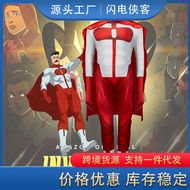 [cos Costume] Comic Young Man Almighty cos Costume Halloween Superman One-piece Tight cos Costume Ch