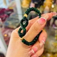 Lucky infinity stone mic bracelet meaning eternal fortune