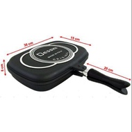 36 CM DESSINI DOUBLE SIDED NON STICK PAN GRILL PAN