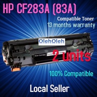 2x CF283A CF283 Comp.Toner Cartridge For LaserJet M127FP M127FW M201 M225
