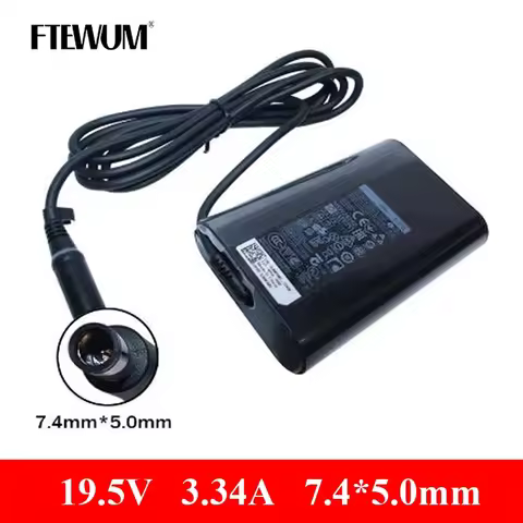 19.5V 3.34A 65W 7.4*5.0mm AC Adapter Charger for Dell Latitude E5250 E5440 E5540 E5550 E6420 E6430 E