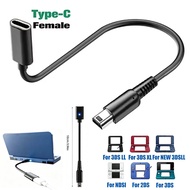 TECTINTER | USB C Charging Cable For 2DS 3DS NDSi 3DSLL XL NEW 3DS LL Charger Adapter Wire Type C LE