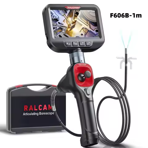 360° Articulating Borescope 6.2mm IP67 Waterproof Probe 4 Ways IPS Automotive Endoscope Inspection C