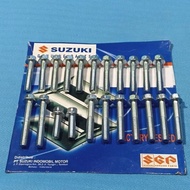 MESIN Right Engine Block Bolts Magnetic ClutchKiri SUZUKI Shogun 125 Robot Shogun 125 NR Shogun 125 
