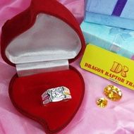Cincin batu lelaki pure silver 925 jewelry