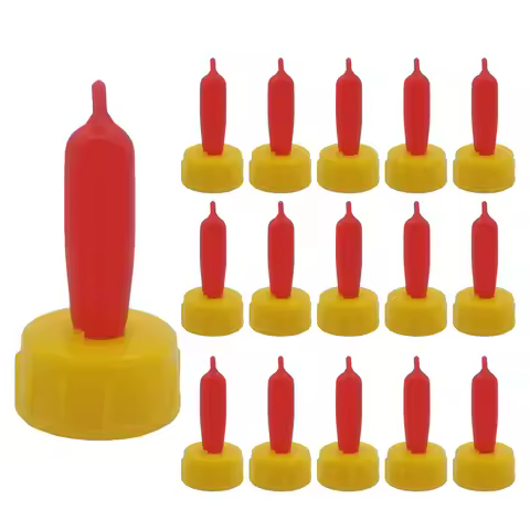 24Pcs Lamb Feeding Bottle Nipples Soft Rubber Pacifiers for Lambs Goats Calves Farm Livestock Feedin