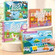 1pc Reusable Sticker Activity Book Set, Travel-Friendly Sticker Play Book, Includes Multiple Scene T