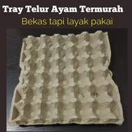 Egg Tray Karton 50pcs - Tempat Telur Ayam Bekas Layak Pakai