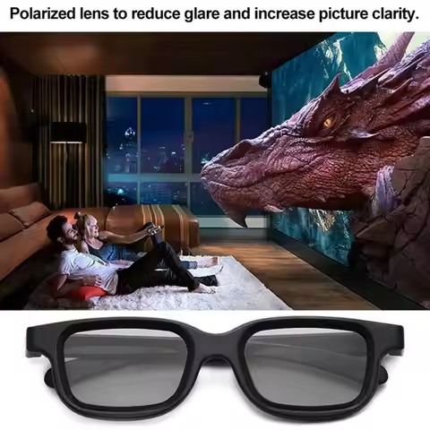 Universal Polarized 3D Glasses 3D TV 3D Gaming Movie Game Glasses Real Cinemas DVD