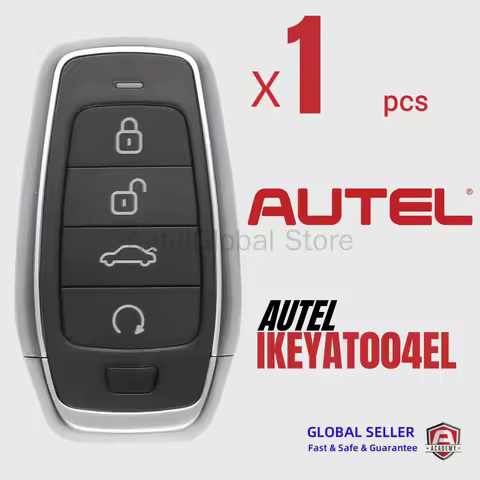 1PCS Autel Ikey IKEYAT004EL AT004EL Independent Universal Smart Remote Key 4 Buttons For Autel Smart
