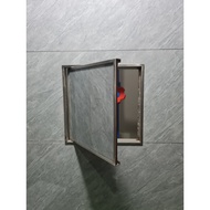 [living door] 25x25 lottery door technical box - 304 stainless steel - 1.5 mm thick