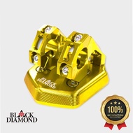 RAISER DUDUKAN STANG FATBAR NMAX NEW-OLD/PCX150-160 BLACK TERBARU 2024