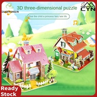 2025 19 types of 3D stereo miniature houses handmade 3D jigsaw puzzles student DIY paper puzzle piec