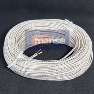 Awg24 Double 2x18 White Cable Awg 24 2x18 0.12 50m Cable