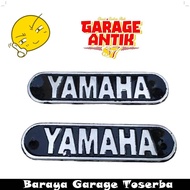 Emblem Yamaha logo set tangki tutup aki yamaha l2g l2s l2 eltuji Motor jadul custom