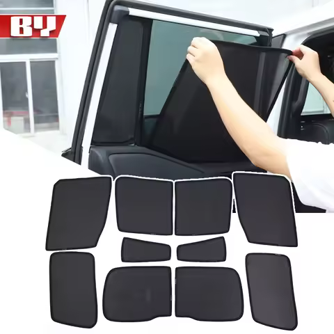 Car Side Window Sunshade Curtain Front Rear Window Sun Shade Protection Cover For Toyota Land Cruise