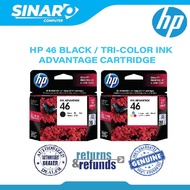 HP 46 BLACK INK CARTRIDGE