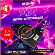 Underseat Subwoofer MBQ Car Speaker Kereta Built-In Amplifier Active Subwoofer Car UnderSeat Super S