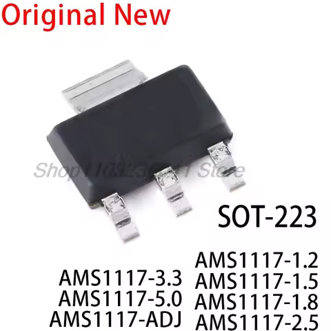 20PCS New and Original AMS1117-3.3V SOT-223 AMS1117-ADJ AMS1117-1.8 AMS1117-1.2 AMS1117-5.0 AMS1117-