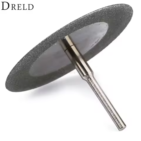 DRELD 50mm Carbon Steel Diamond Grinding Wheel Cutting Disc Saw Blade for Dremel Accessories Electri