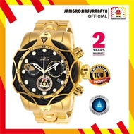 Jam Tangan Pria Invicta 26654 Reserve Venom Gold-Tone Original BM