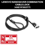 Lenovo NanoSaver Combination Cable Lock 4XE1F30277 Lenovo Cable Lock For Lenovo Laptop Cable Lock Le