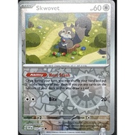Pokémon English Scarlet & Violet Base Set Skwovet 151/198 Reverse Holo Common