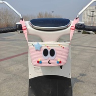 Electric Car Storage Front Pannier Bag Storage Basket Thickened Electric Car Storage Front Pannier B